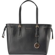 Michael kors voyager Michael Kors Voyager Black Leren Shoulder Bag 30H7GV6T8L-001