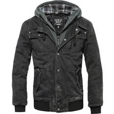 Brandit Blouson Dayton - Black Washed - Noir