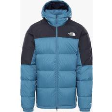 North the face jacket blue and black The North Face Diablo Down Jacket - Mallard Blue/ TNF Black