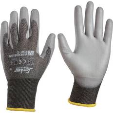 Schwarz Baumwollhandschuhe Snickers Workwear 9330 Precision Cut C Gloves