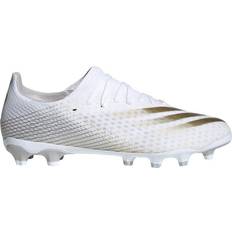 adidas X Ghosted.3 Multi-Ground - Cloud White/Met.Gold Melange/Silver Metallic