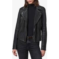 AllSaints Cargo Quilted Leather Biker Jacket