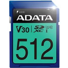 512 Go Cartes mémoire Adata Premier Pro 512 Go SDXC UHS-I Classe 10, Carte mémoire