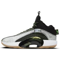 Sport Shoes Nike Air Jordan XXXV Bayou Boys - White/Black/Gum Light Brown/Lime Blast