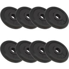 vidaXL Weight Plates 8x20kg