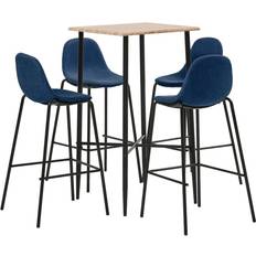 vidaXL 3050064 Bargrupp, 1 Bord inkl. 4 Stolar