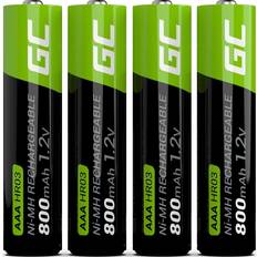 Green Cell rechargeable batteries 4x aaa hr03 800mah