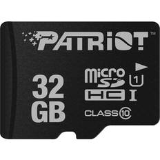 Patriot LX Series microSDHC Class 10 UHS-I U1 80/10MB/s 32GB +adapter