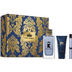 Dolce & Gabbana Herre Gaveæsker Dolce & Gabbana K Gift Set EdT 100ml + EdT 10ml + Shower Gel 50ml