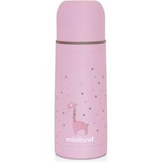 Rosa Termos para bebé Miniland Termo Bebé Silky Thermos Pink 350ml Líquidos 24h