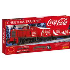 Treni giocattolo Hornby Myvillage Set Treno di Natale Coca Cola