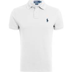 Polo Ralph Lauren Polotrøjer Polo Ralph Lauren Short Sleeve Slim Fit Polo T-Shirt - White