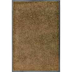 vidaXL Paillasson Lavable Marron 60x90 cm Marron cm