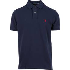 Polo Ralph Lauren Men's Slim Fit Piqué Polo - Navy Blue/Red