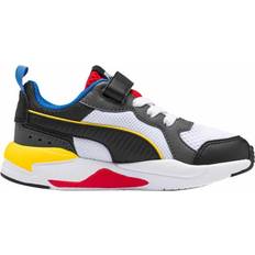 Puma x ray 32 Puma X-Ray AC PS Kid's Sneakers - White/Black/Dark Shadow/Dandelion Red