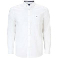 Gant Plain Broadcloth Shirt - White