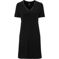 Elastane/Lycra/Spandex - Women Nightgowns Triumph Climate Control Night Dress - Black