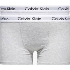 Calvin Klein Boy's Trunks 2-pack - White/Grey Htr (B70B792000)