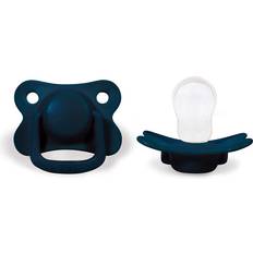 Filibabba Pacifiers Dark Blue 6m+ 2-pack