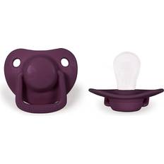 Filibabba Fopspenen Filibabba Pacifiers 2-pack Plum 6 months