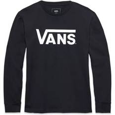 Boy's Classic Long Sleeve T-shirt - Black/White (VN000XOIY28)