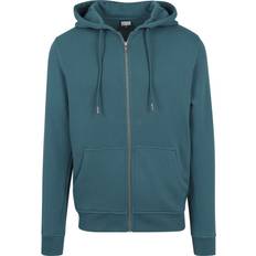 Urban Classics Basic Zip Hoodie - Teal