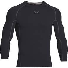 Under Armour Men's HeatGear Long Sleeve Compression Shirt - Black/Steel