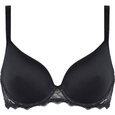 Caresse 3D Plunge Bra - Black