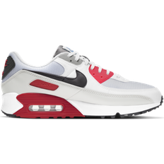 Nike Air Max 90 M - White/Chlorine Blue/Light Fusion Red/Iron Grey