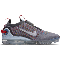 Fast Lacing System Sneakers Nike Air VaporMax 2020 Flyknit MS M - Smoke Grey/Volt/University Red/White