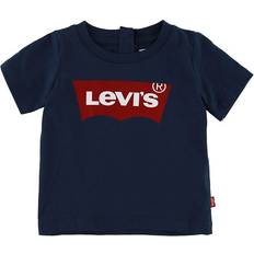 Levi's Baby Batwing T Shirt - Blauw/Dress Blues