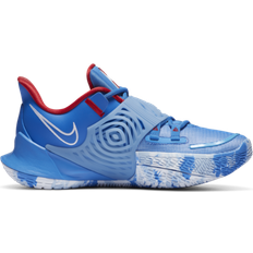 Faux Leather Basketball Shoes Nike Kyrie Low 3 - Pacific Blue/White