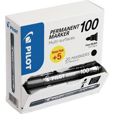 Pilot Hobbymaterial Pilot Permanent Marker 100 Fine Bullet Tip 20-pack