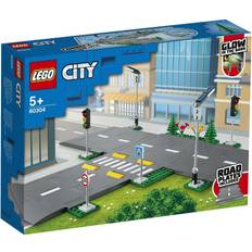 5 Byggelegetøj LEGO City Road Plates 60304