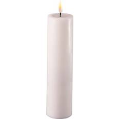 3D-flamma LED-ljus Deluxe Homeart Block LED-ljus 20cm