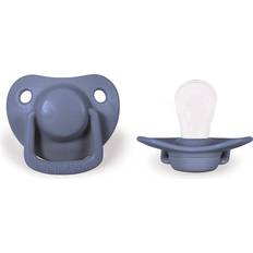 Pacifiers Powder Blue 0-6m 2-pack
