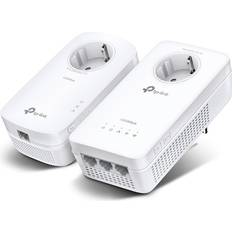 Tp 500 TP-Link PowerLine TL-WPA8631P Kit 1300MB AV500 AC1300 CON 3 Puertos Giga Passthrough Kit