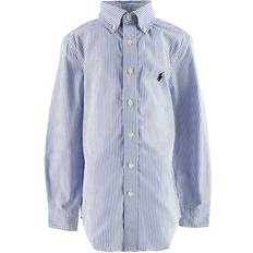 Polo Ralph Lauren Striped Custom Fit Oxford Shirt - Bsr Blue/White (461103)