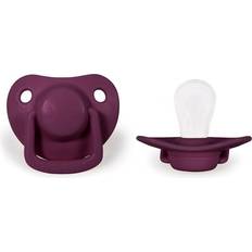 Filibabba Fopspenen & Bijtringen Filibabba Pacifiers 2-pack Plum 0-6 months