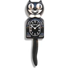 Purple Wall Clocks Kitty Wall Clock 10.2cm