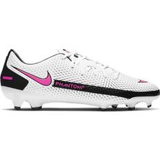 Multi Ground (MG) - Textile Football Shoes Nike Phantom GT Academy MG M - White/Black/Pink Blast