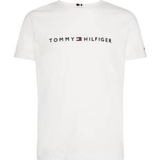 Tommy Hilfiger Men Clothing Tommy Hilfiger Flag Logo Crew Neck T-shirt - Snow White