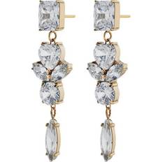 Edblad Timeless Maxi Earrings - Gold/Transparent