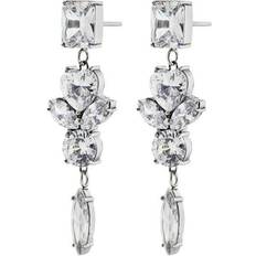 Edblad Timeless Maxi Earrings - Silver/Transparent