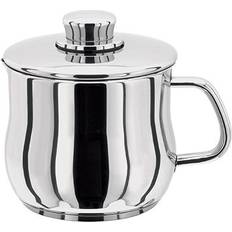 Stainless Steel Milk Kettles Stellar 1000 with lid 1.95 L 14 cm