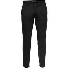 Chino's - Zwart Broeken Only & Sons Mark Chinos - Black