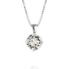 Classic Petite Necklace - Silver/Transparent
