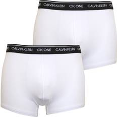 Klær Calvin Klein CK One Trunks 2-pack - White W/Black WB