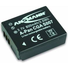 Batterijen en Opladers Ansmann A-Pan CGA S007 Camera-accu Vervangt originele accu CGA-S007E, CGA-S007 3.7 V 800 mAh