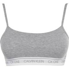 Sujetadores Calvin Klein CK One Unlined Bralette - Grey Heather